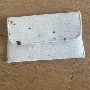 Jackson and Hyde cowhide clutch